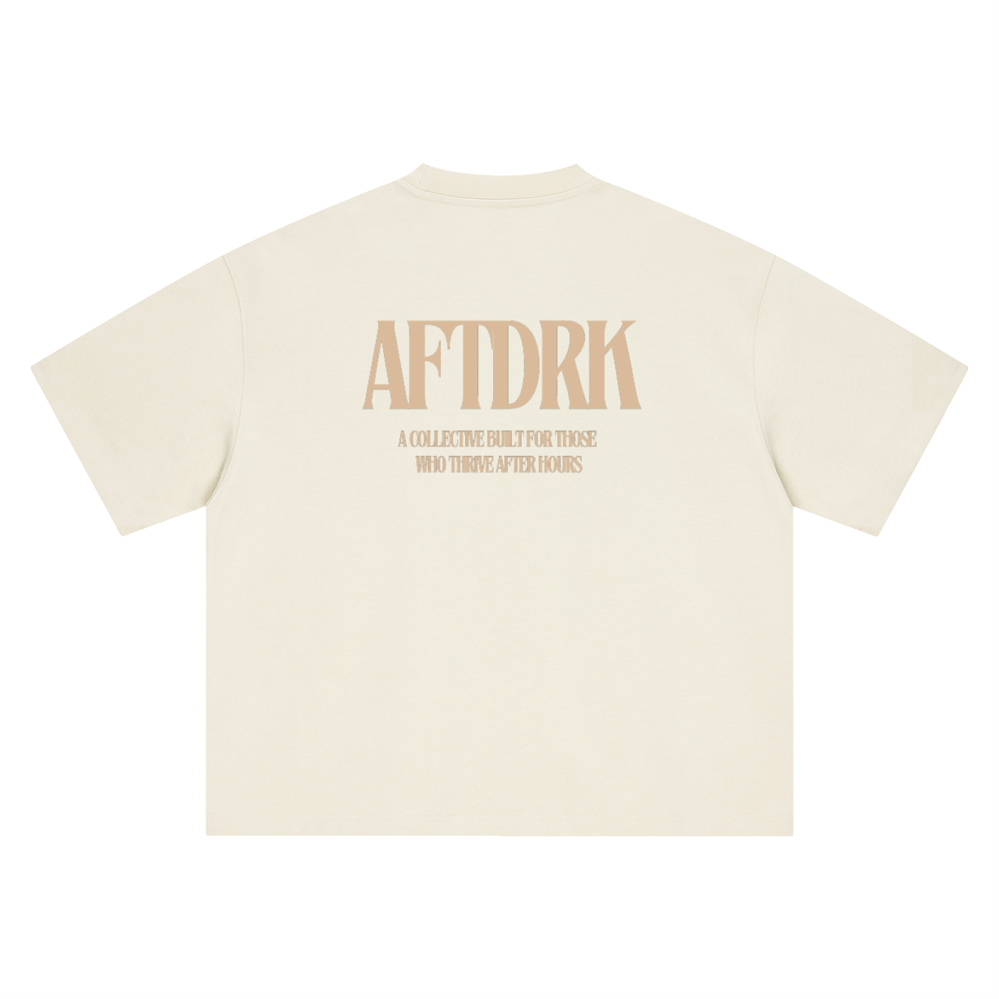 AFTDRK OVERSIZED T - APRICOT