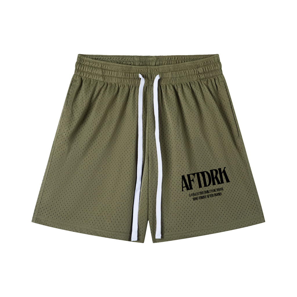 AFTDRK MESH SHORTS - ARMY GREEN