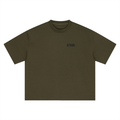 AFTDRK OVERSIZED T - ARMY GREEN
