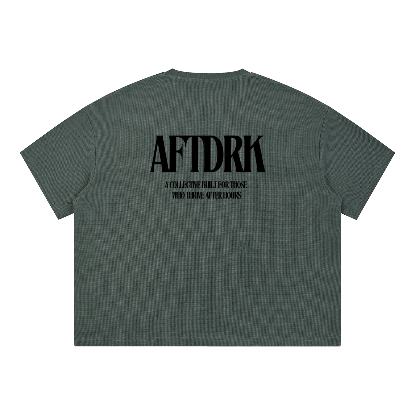 AFTDRK WAFFLE T - DARK GREY