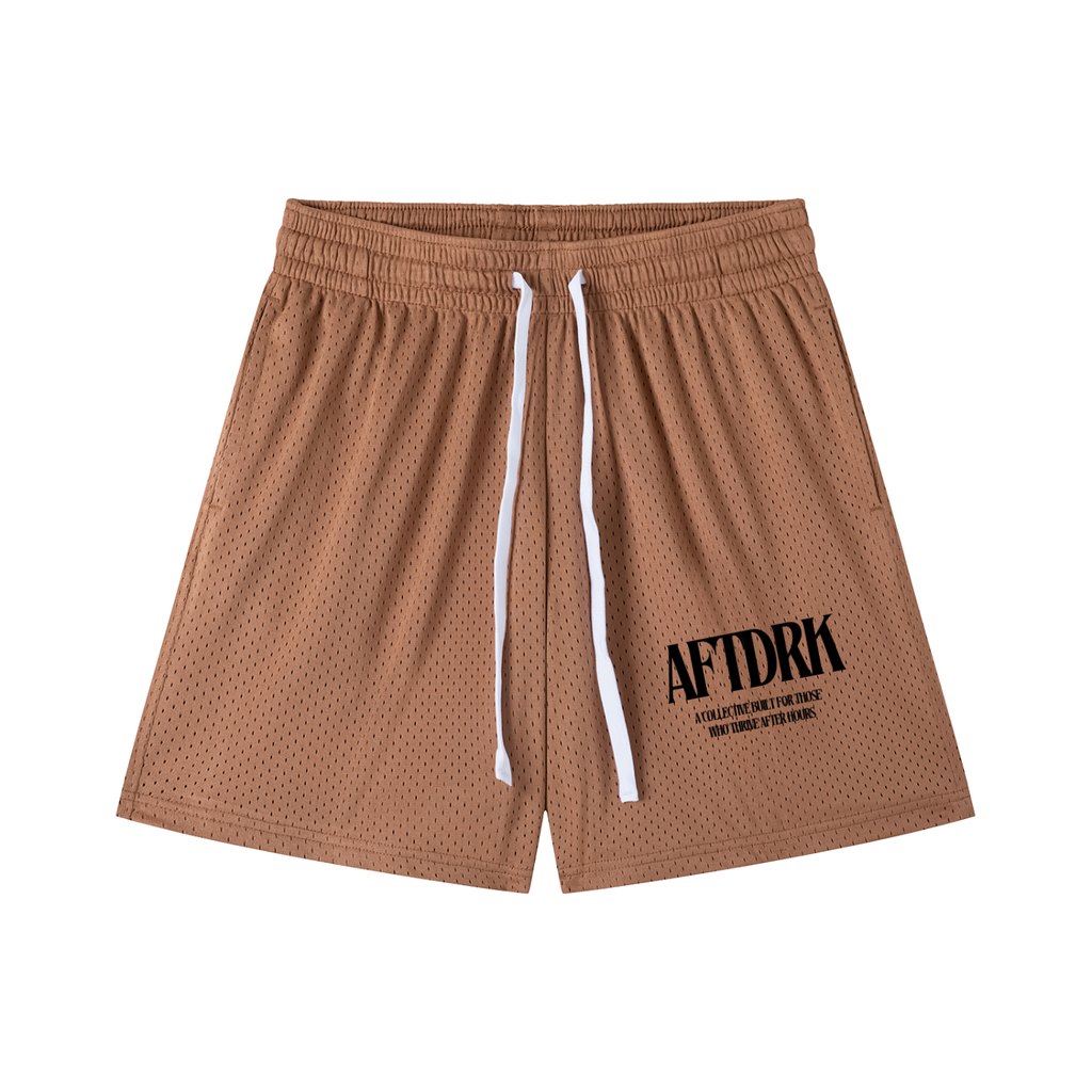 AFTDRK MESH SHORTS - BROWN