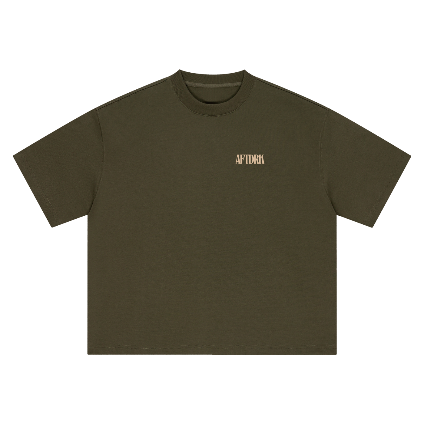 AFTDRK OVERSIZED T - ARMY GREEN