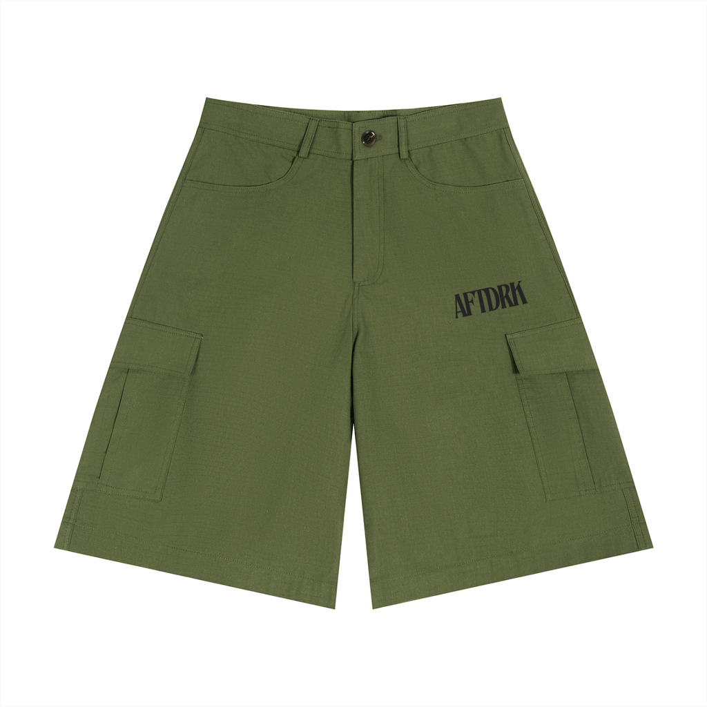 AFTDRK CARGO SHORTS - ARMY GREEN