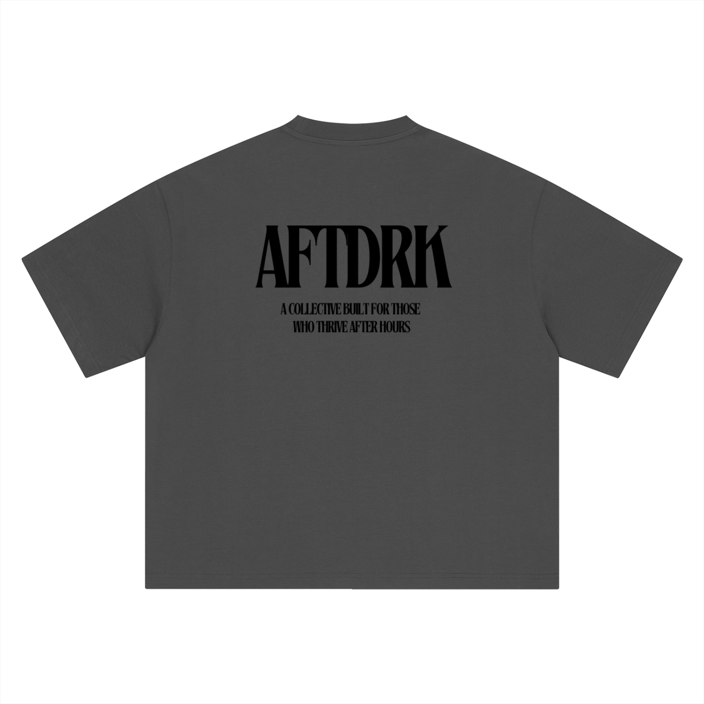 AFTDRK OVERSIZED T - DARK GREY