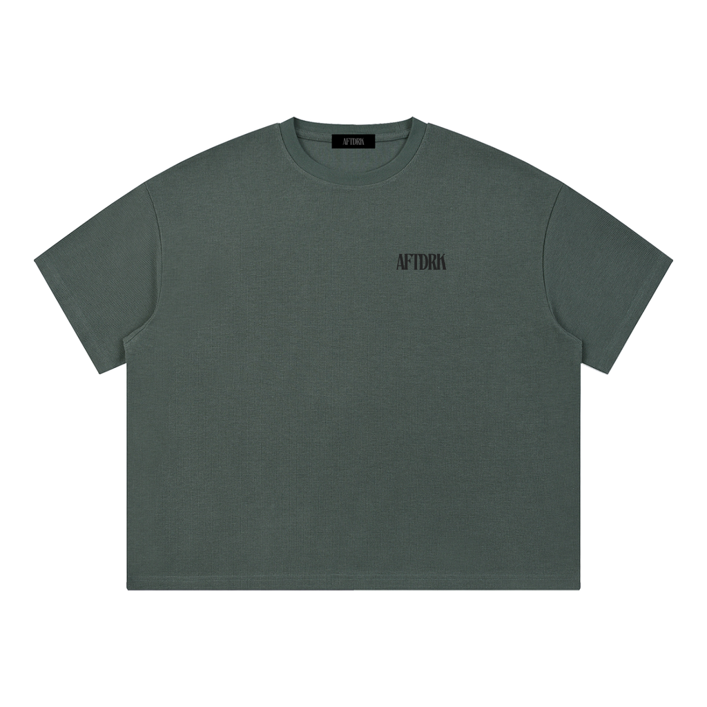 AFTDRK WAFFLE T - DARK GREY