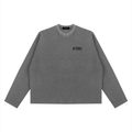 AFTDRK WAFFLE LONG SLEEVE - DARK GREY